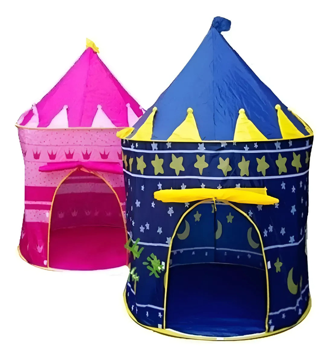 Carpa Infantil Castillo Con Suelo Puerta Mosquitero Y Bolso Premium
