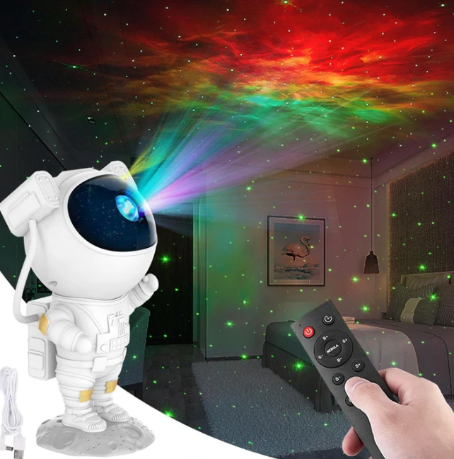 Proyector Astronauta Led Estrellas De Galaxia