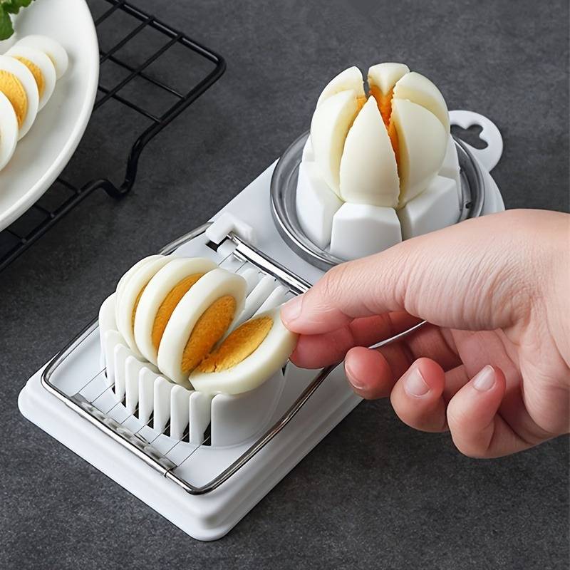 Cortador Picador y Divisor De Huevos 2 en 1 Premium