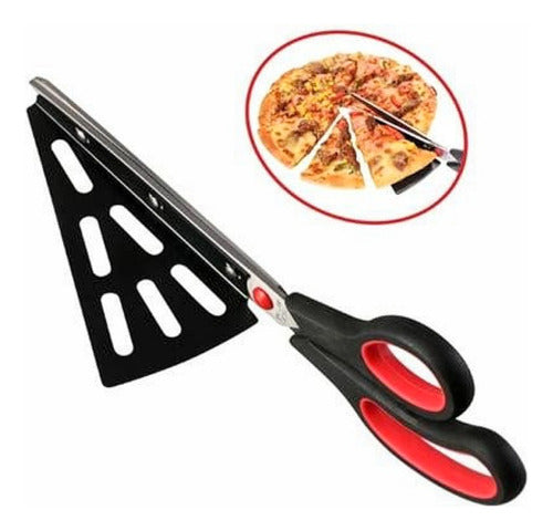 Tijera Cortador De Pizza Acero Inoxidable Premium