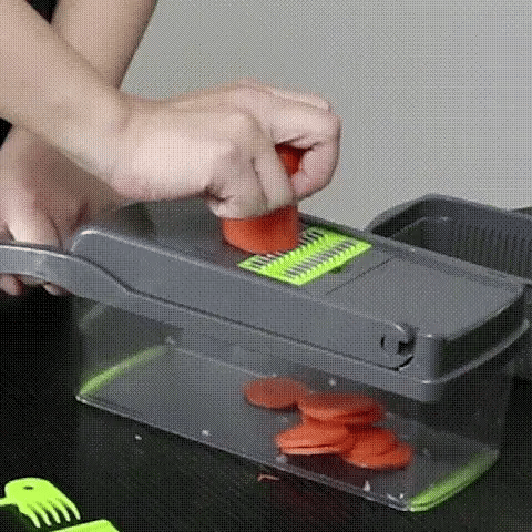 Rallador Cortador Rebanador Verduras Vegetales Frutas Queso 14 EN 1 Multifuncion