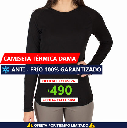 Camiseta Térmica Dama Linea Premium Calidad Superior