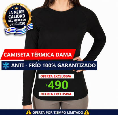 Camiseta Térmica Dama Linea Premium Calidad Superior