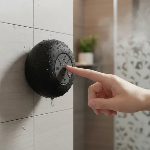 Parlante Para La Ducha Bluetooth Resistente Al Agua Con Ventosa Premium