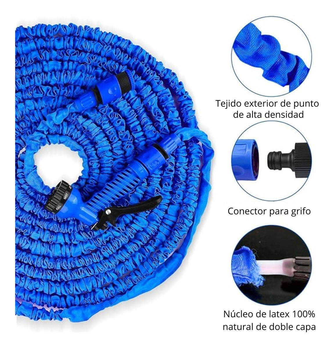 Manguera Extensible Flexible Magica Retractil Premium