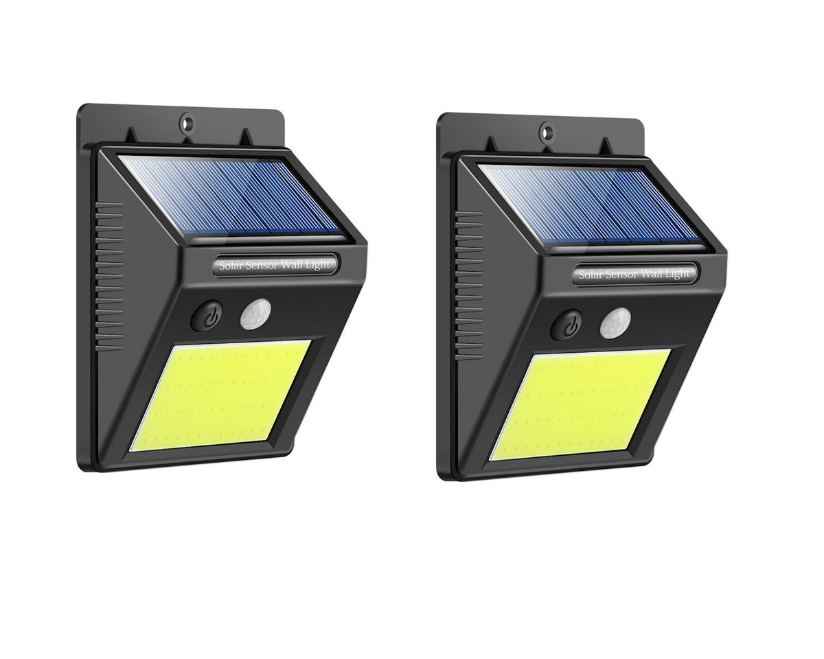 Foco Solar Led Exterior Con Sensor de Movimiento Automatico Inteligente Premium