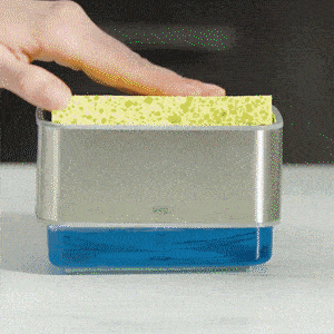 Dispensador De Jabon Detergente + Esponja Premium