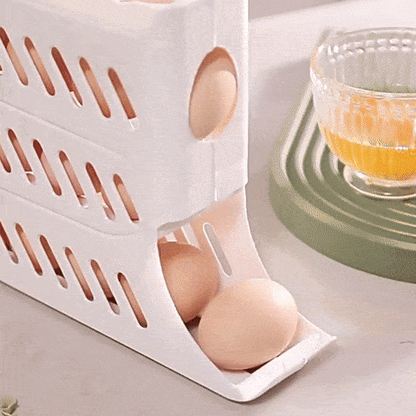 Organizador Dispensador De Huevos 4 Niveles Premium