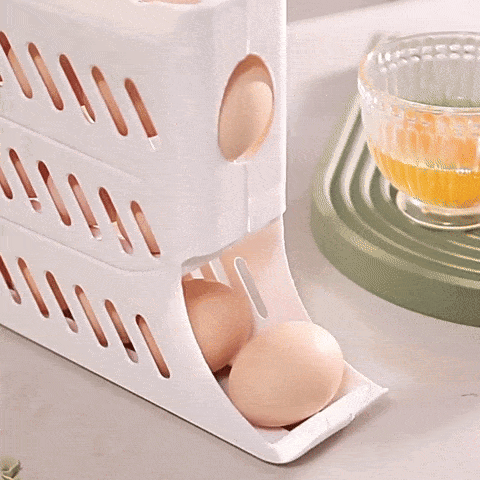 Organizador Dispensador De Huevos 4 Niveles Premium