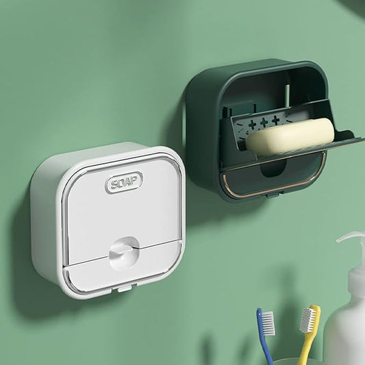 Jabonera Para Ducha o Baño Porta Jabon Sobre Pared Con Escurridor Premium