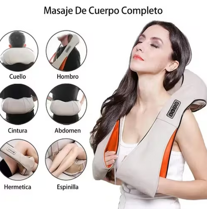 Masajeador Electrico Cuello Espalda Cervical Hombros Premium