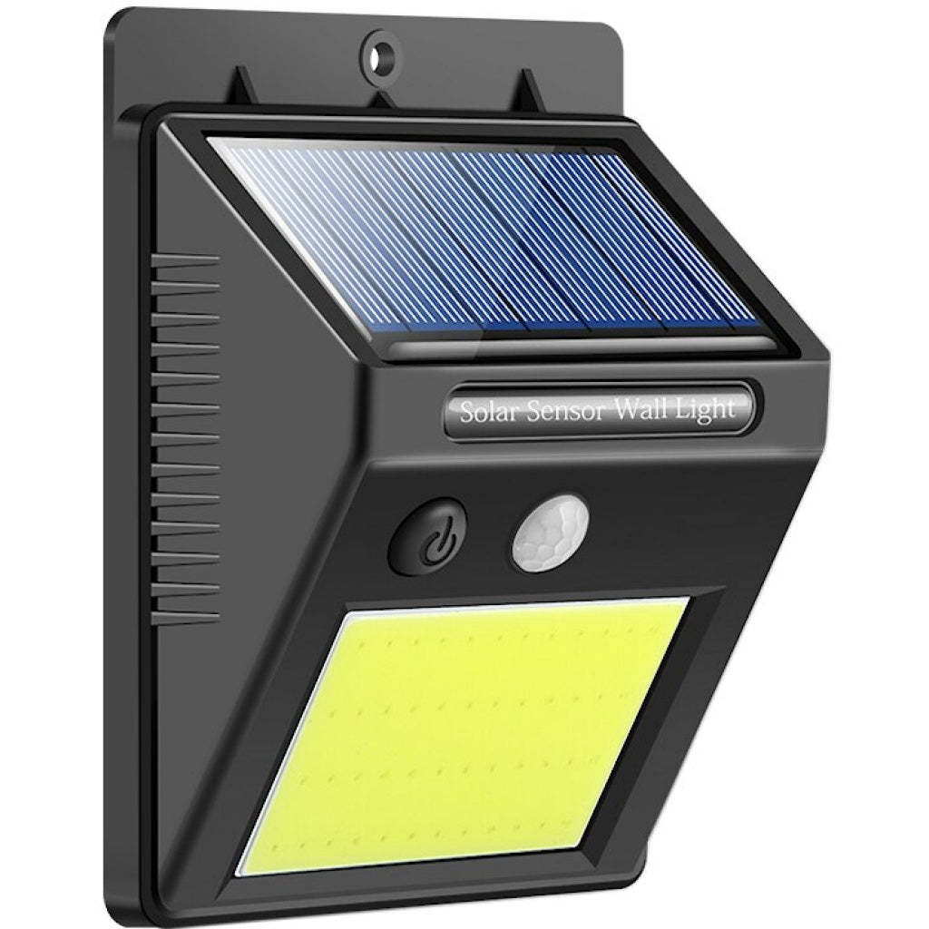 Foco Solar Led Exterior Con Sensor de Movimiento Automatico Inteligente Premium