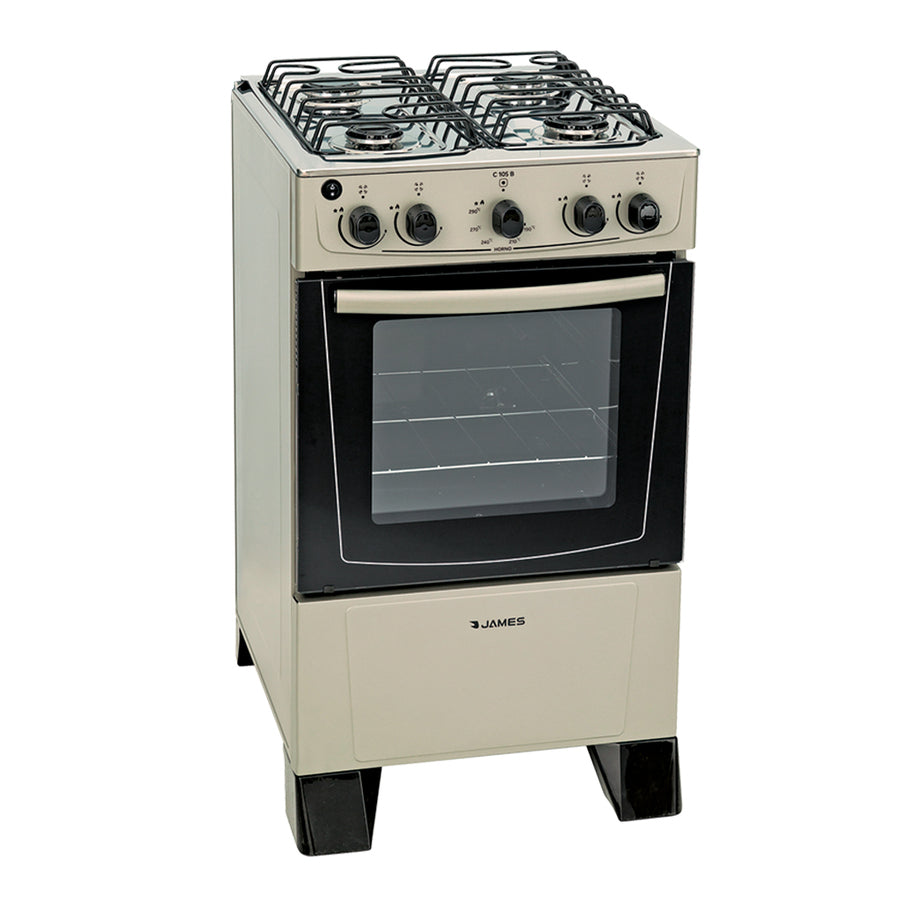 Cocina a Gas James C 105 B 4 Hornallas Supergás Premium